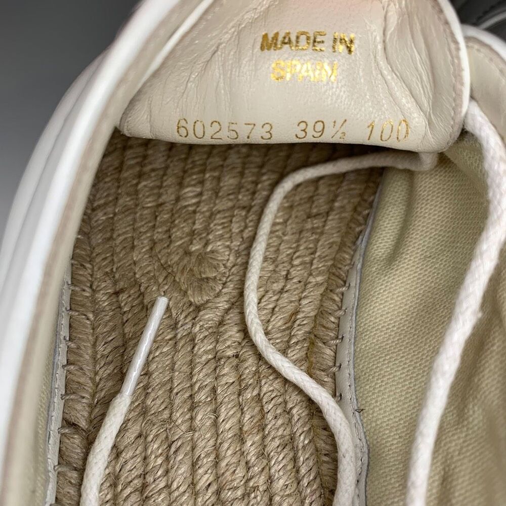 Gucci White Espadrilles with Multicolor Stripes - Picture 7 of 12